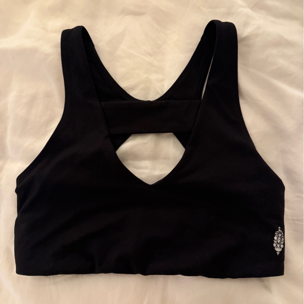 Free People Movement keep in touch bra- Black: Small